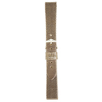 Thumbnail for Hirsch Watch Lizard 18mm Long Brown Leather Strap
