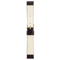 Thumbnail for Hirsch Watch Osiris 18mm Long Dark Brown Leather Strap