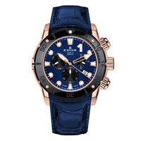 Thumbnail for Edox Men's Watch CO-1 Chronograph Blue 10242-TINR-BUIRN