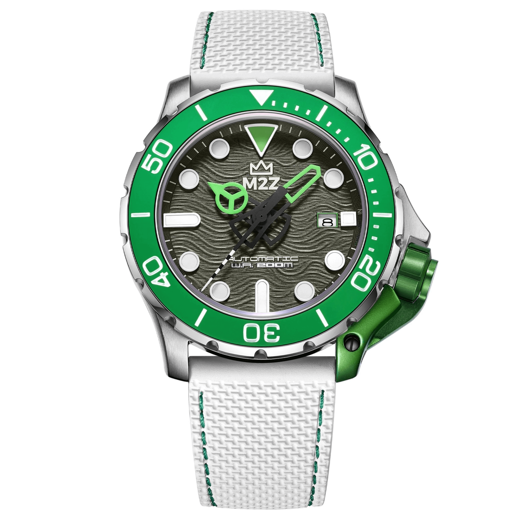 M2Z Men's Watch Diver 200 Green 200-001