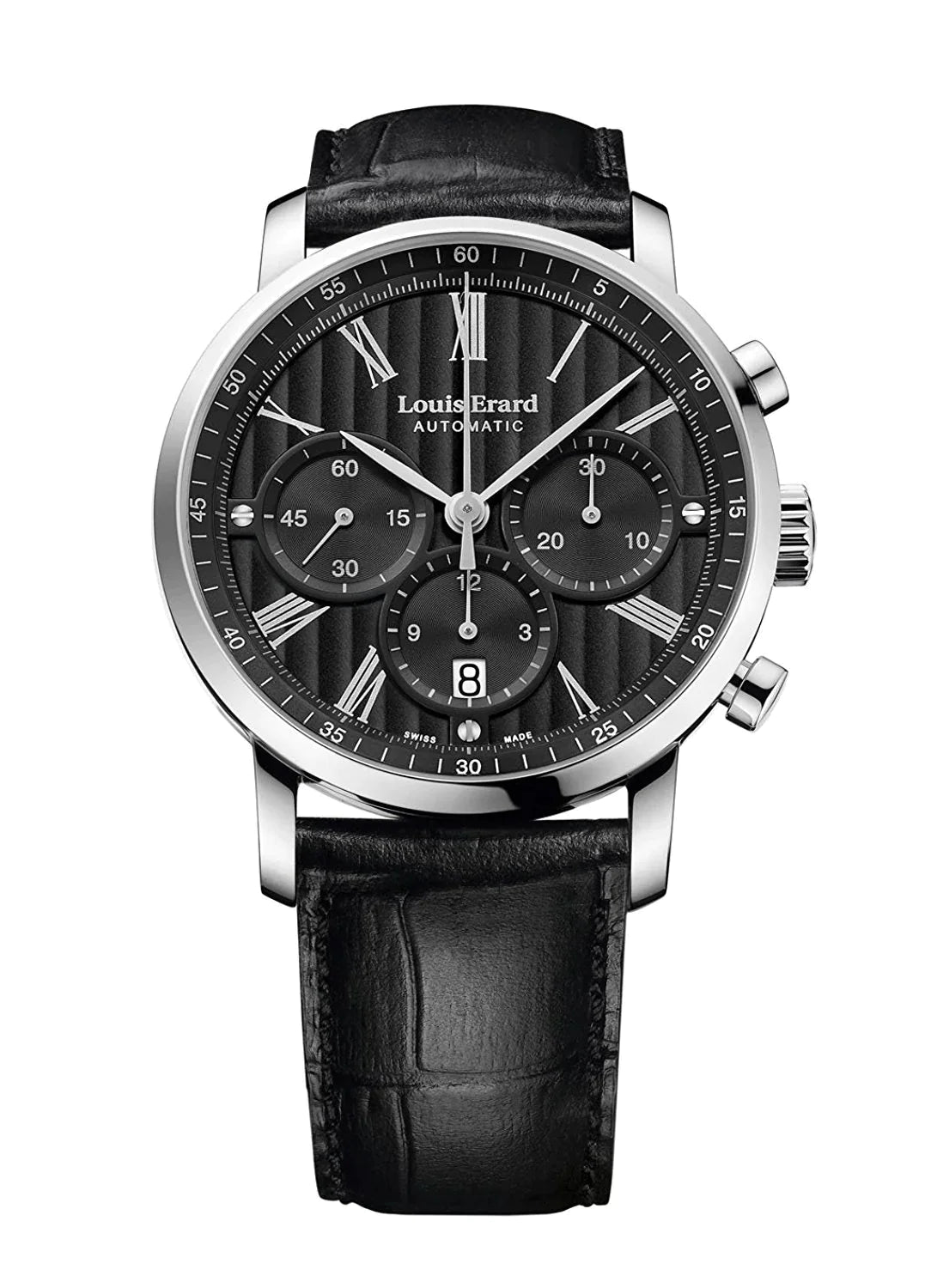 Louis Erard Watch Men's Automatic Chronograph Excellence Black 71231AA02.BDC51