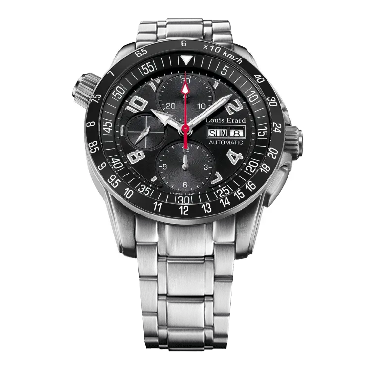Louis Erard Watch Men's La Sportive Automatic Chronograph 78420AS02.BDE01