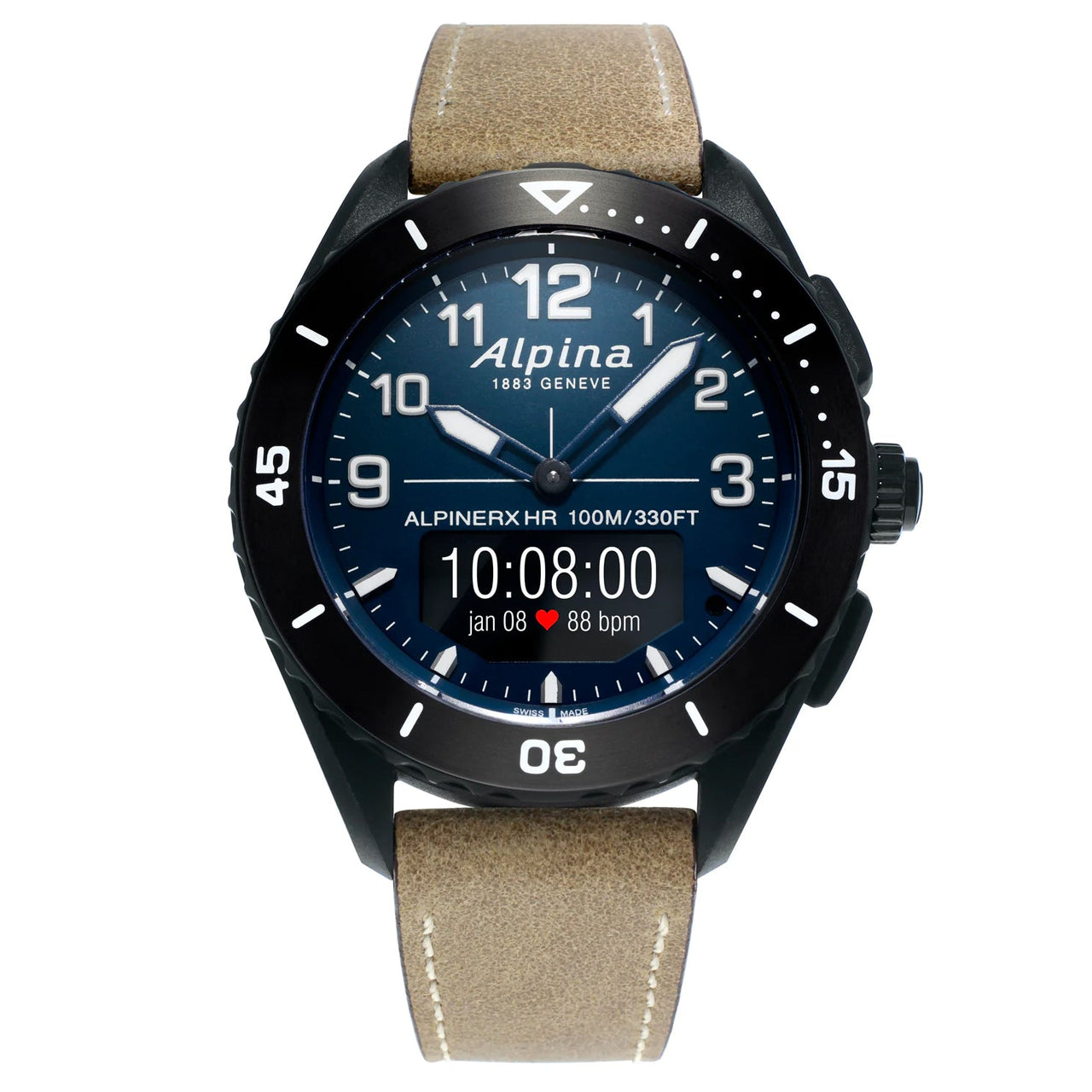 Alpina Men's Smartwatch AlpinerX Alive Brown Blue AL-284LNN5AQ6L