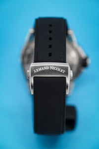 Thumbnail for Armand Nicolet JS9-41 GMT Black 41MM Stainless Steel
