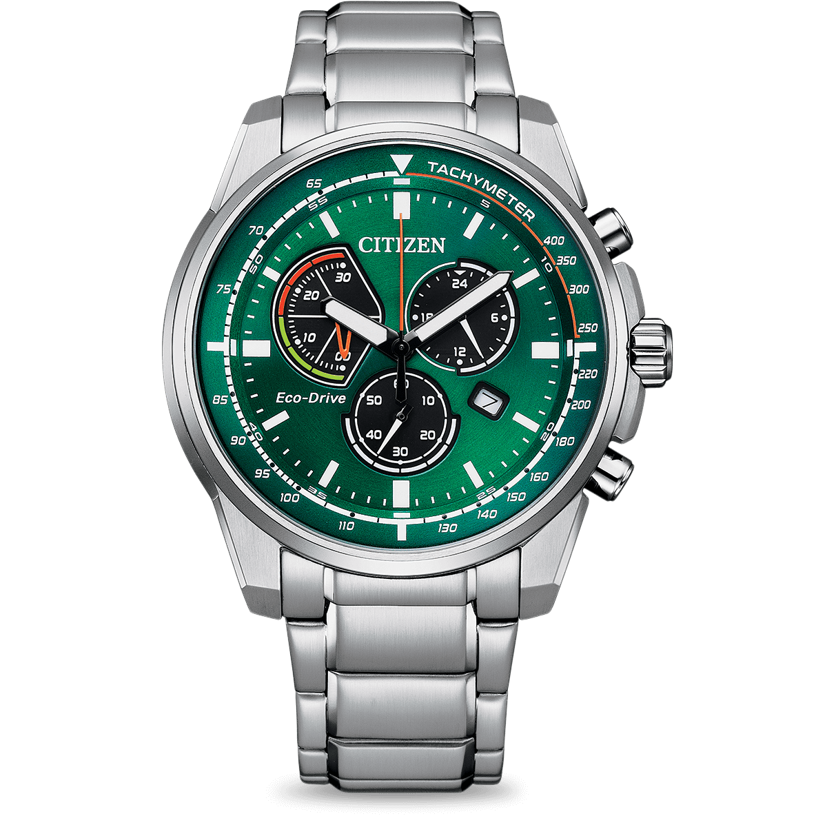 Citizen Eco-Drive Chronograph Green Men's Watch AT1190-87X