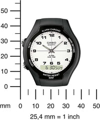Thumbnail for Casio Watch Black and White AW-90H-7BVDF