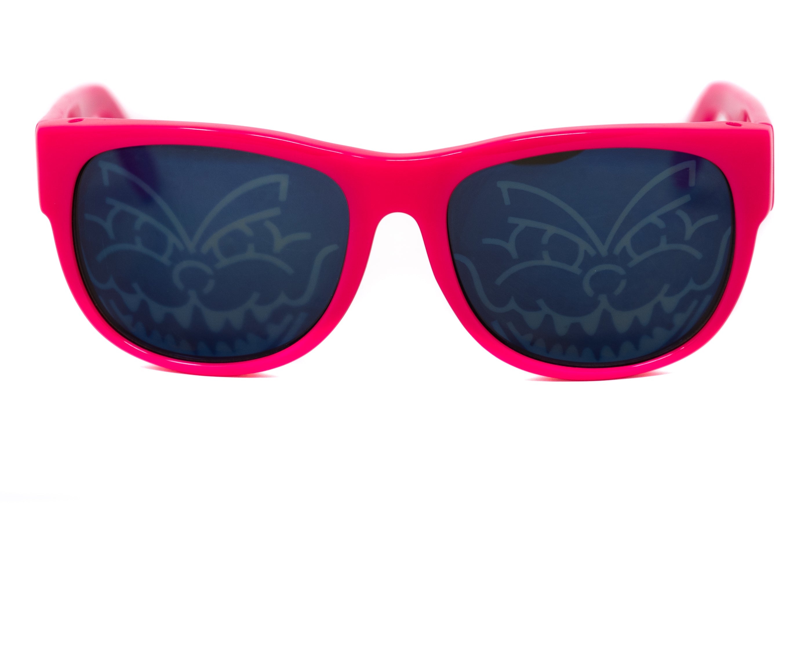 Bernard Willhelm Sunglasses Unisex Pink Visor Blue Mirror Lenses Cat 3