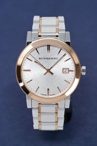 Thumbnail for Burberry Men's Watch The City 40mm Two Tone Rose Gold BU9006