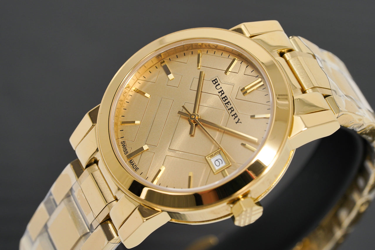 Burberry Ladies Watch The City Champagne Gold BU9134