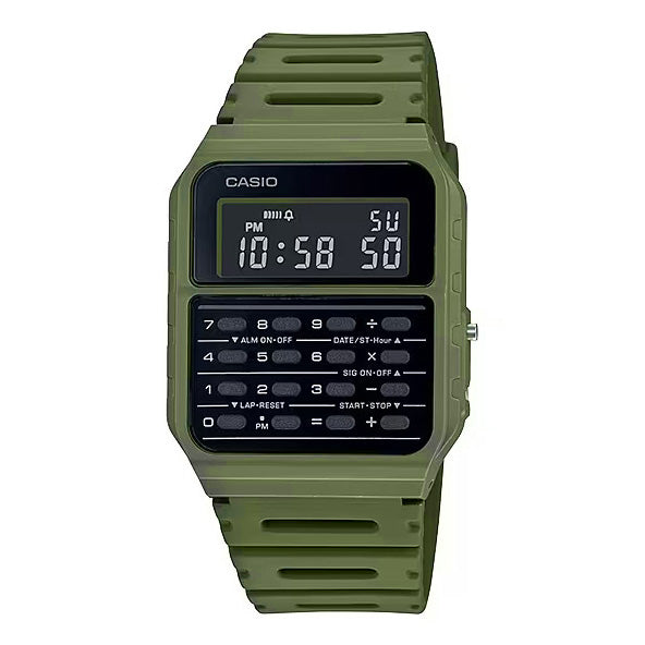 Casio Watch Data Bank Calculator Khaki CA-53WF-3BDF