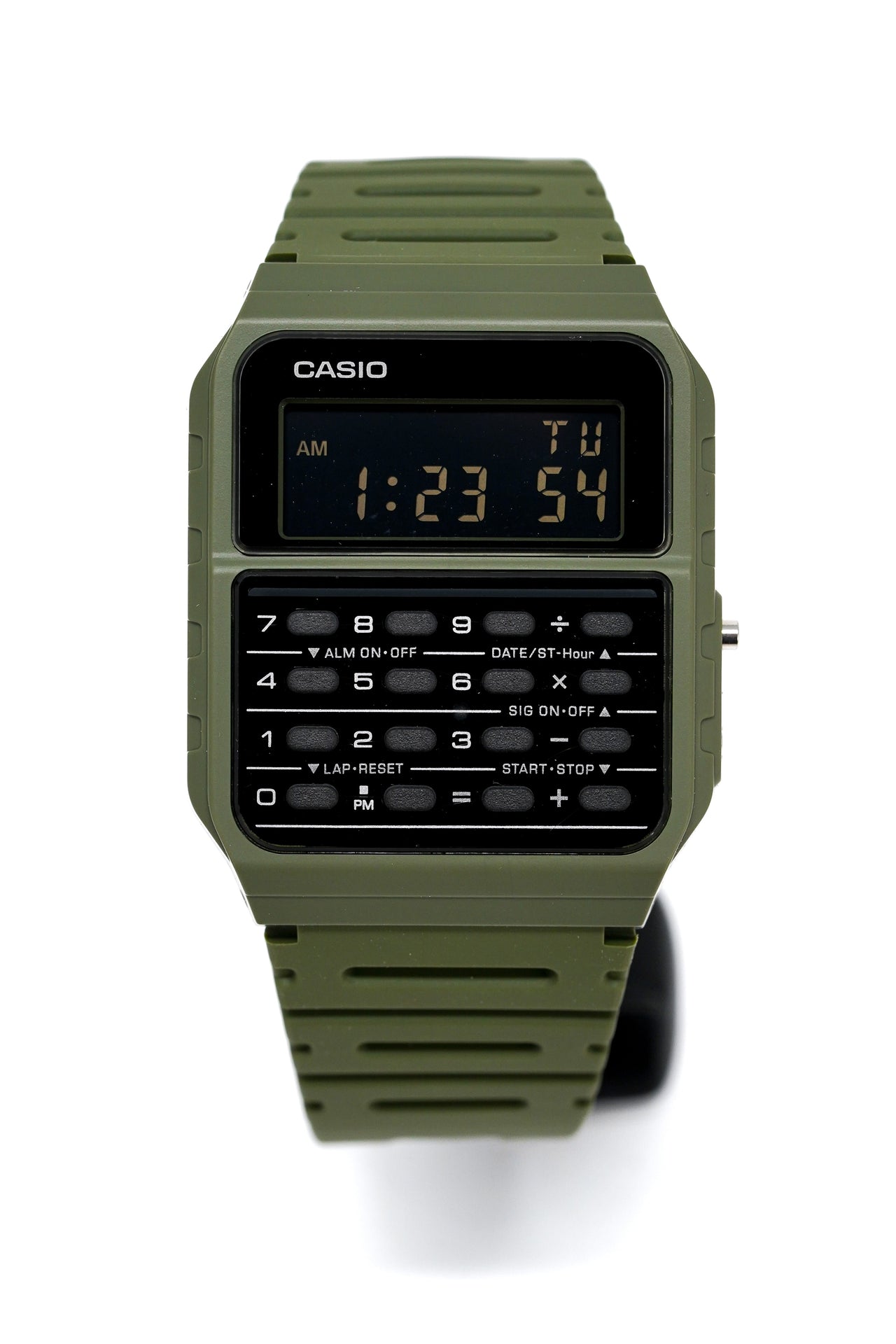 Casio Watch Data Bank Calculator Khaki CA-53WF-3BDF