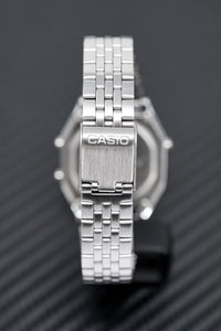 Thumbnail for Casio Ladies Watch Digital Vintage Classic Jubilee Silver LA680WA-1DF