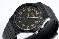 Thumbnail for Casio Watch Classic Black Gold MQ-24-1B2LDF