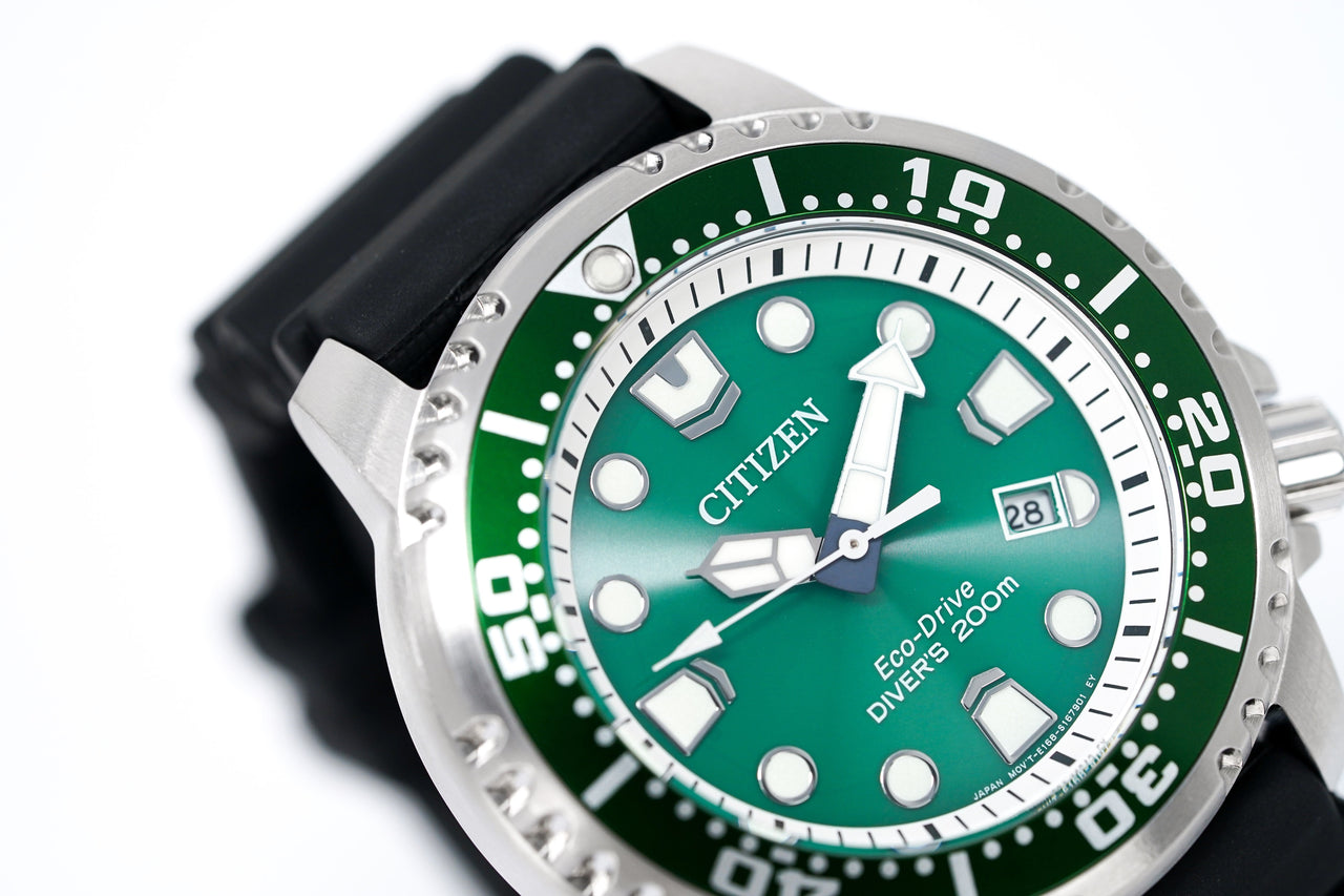 Citizen Men's Watch Eco-Drive Dive Silicone Strap BN0158-18X