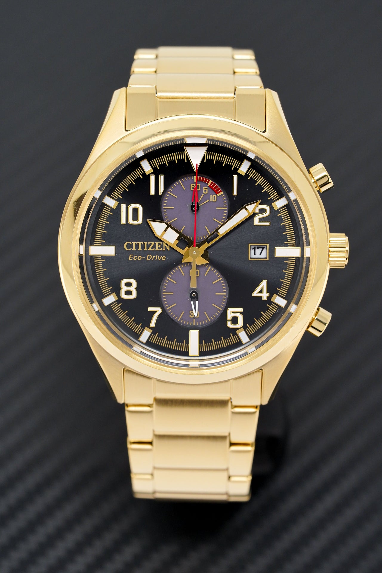 Citizen Eco-Drive Chronograph Gold Men's Watch CA7022-87E