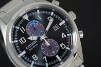 Thumbnail for Citizen Eco-Drive Chronograph Men's Watch Black CA7028-81E