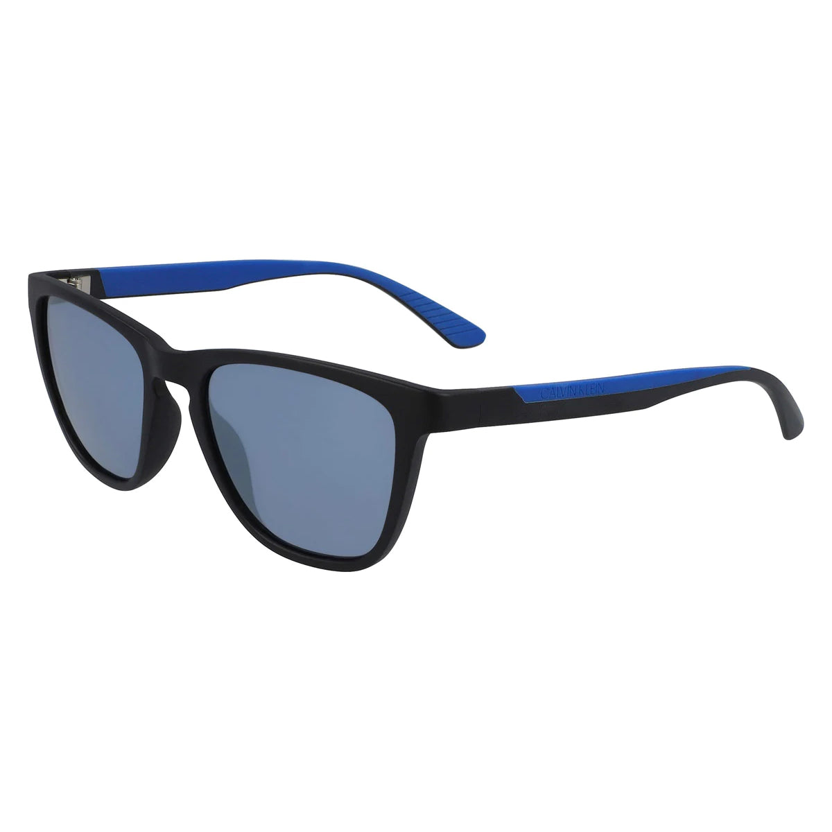 Calvin Klein Men's Sunglasses Classic Square Matte Black/Cobalt CK20545S 001