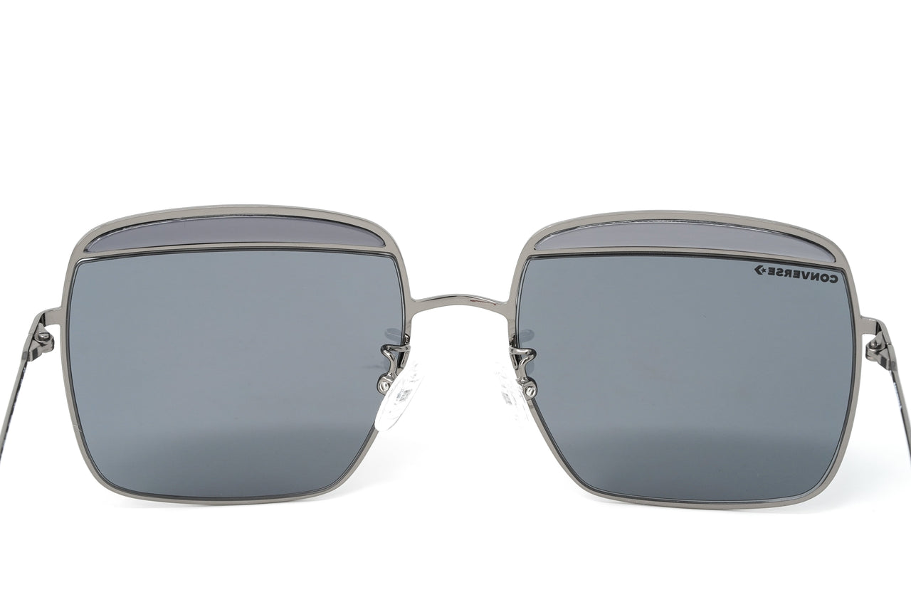 Converse Women's Sunglasses Square Black and Grey SCO148 509Y