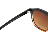 Thumbnail for Converse Unisex Sunglasses Square Flat Top Black and Tortoise SCO2955 BLTO