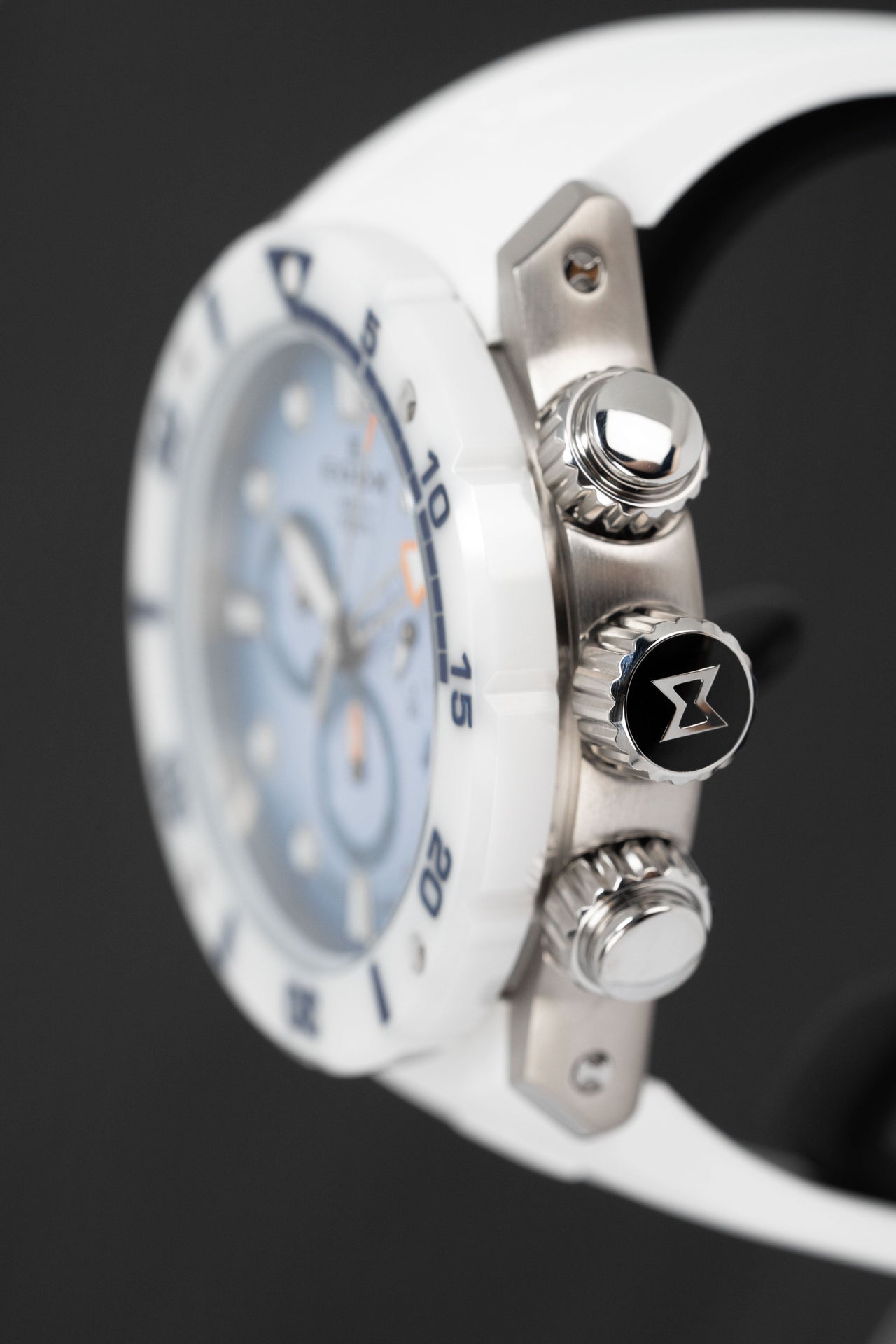 Edox Men's Watch CO-1 Chronograph Sky Blue 10242-TINB-BUICDNO