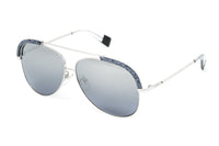 Thumbnail for Furla Women's Sunglasses Pilot Silver/Blue SFU284 579X