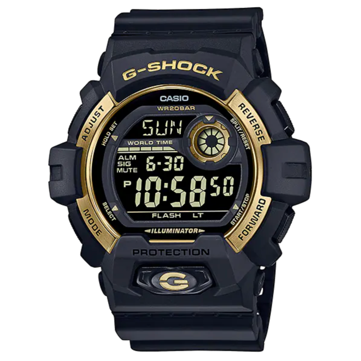 Casio G-Shock Watch Men's Big Case Gold G-8900GB-1DR
