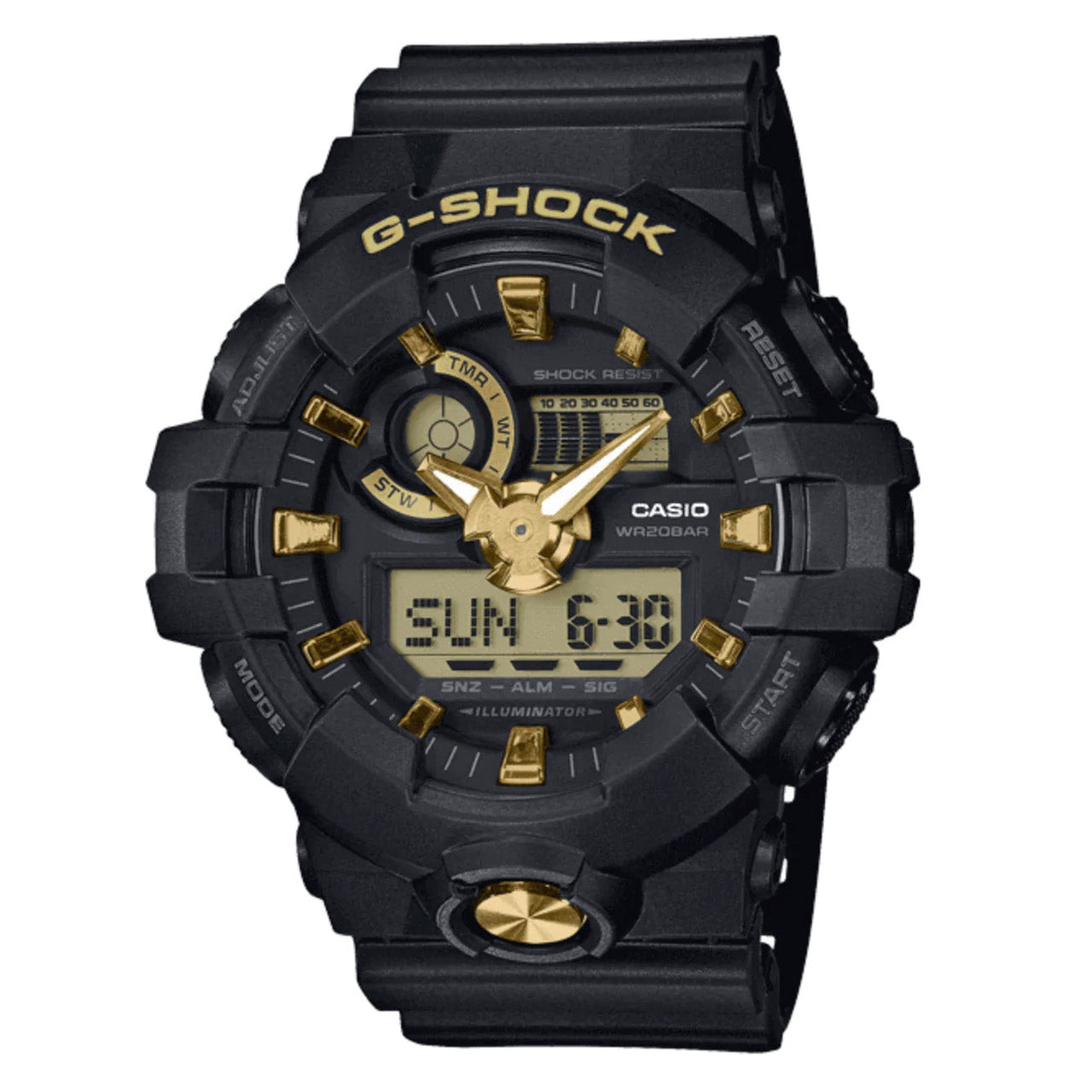 Casio G-Shock Watch Gold/Black GA-710B-1A9DR