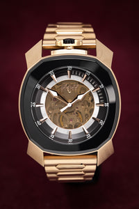 Thumbnail for Gaga Milano Automatic Watch Frame_One Skeleton Rose Gold 7074.01