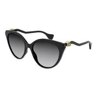 Thumbnail for Gucci Women's Sunglasses Cat Eye Square Black GG1011S-001 57