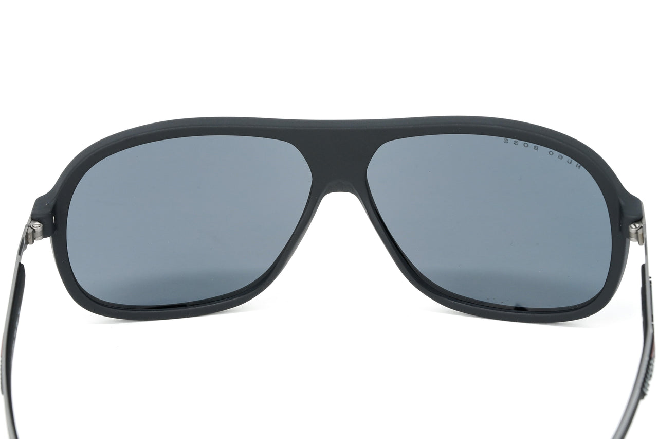 Boss by BOSS Men's Sunglasses Pilot Black/Grey 1200/N/S TI7 63 11 140