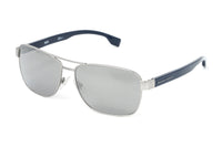 Thumbnail for Boss by BOSS Men's Sunglasses Browline Blue/Silver 1240/S 9T9