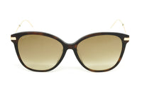 Thumbnail for Jimmy Choo Women's Sunglasses Classic Square Tortoise/Gold PEG/F/S O2V