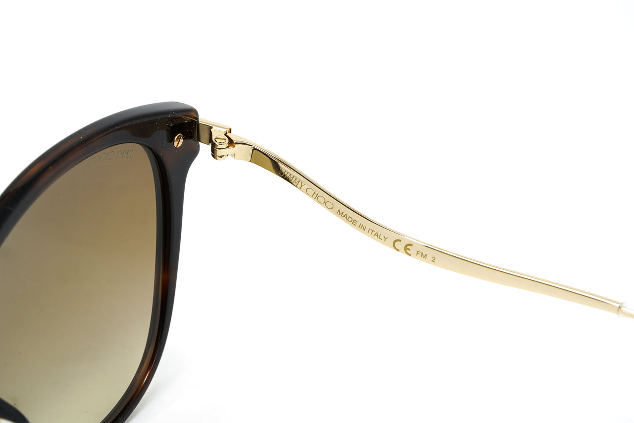 Jimmy Choo Women's Sunglasses Classic Square Tortoise/Gold PEG/F/S O2V
