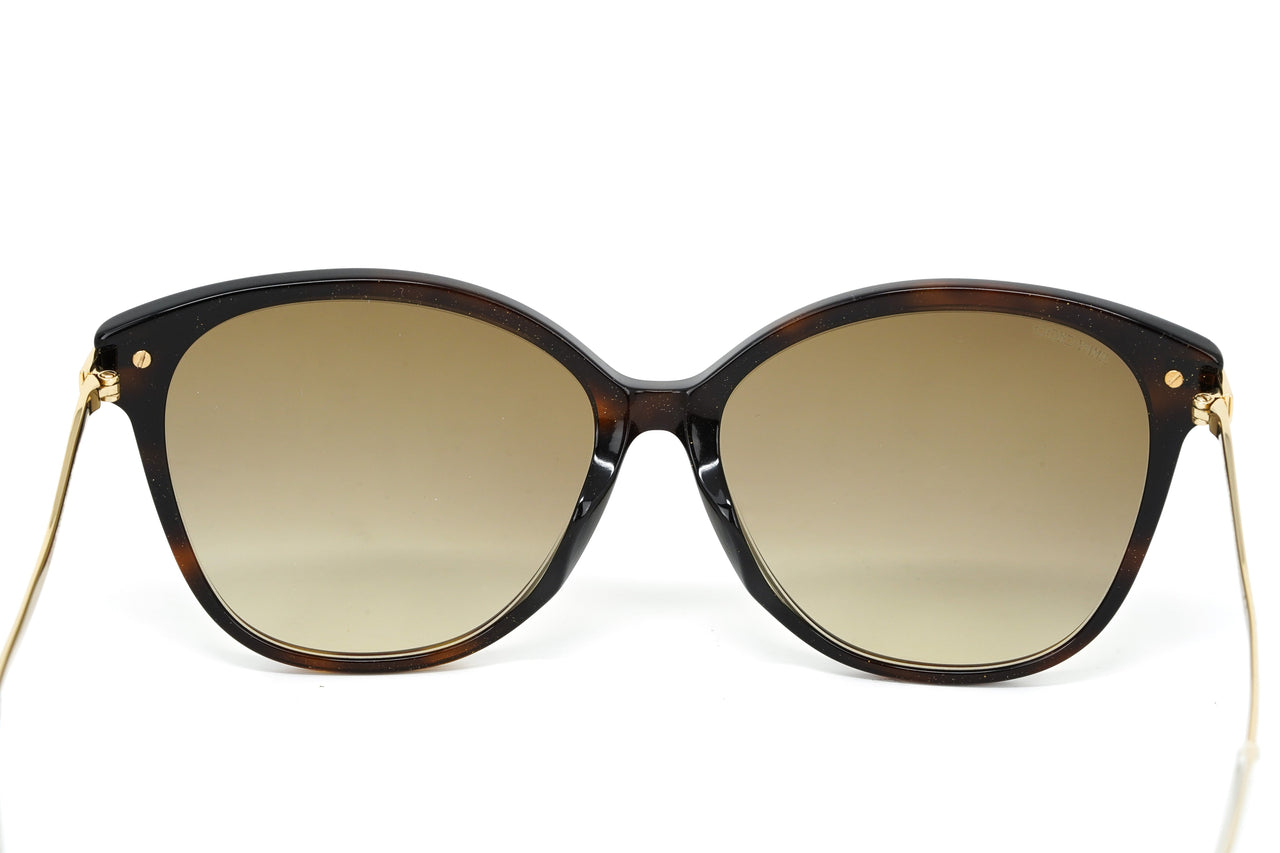 Jimmy Choo Women's Sunglasses Classic Square Tortoise/Gold PEG/F/S O2V