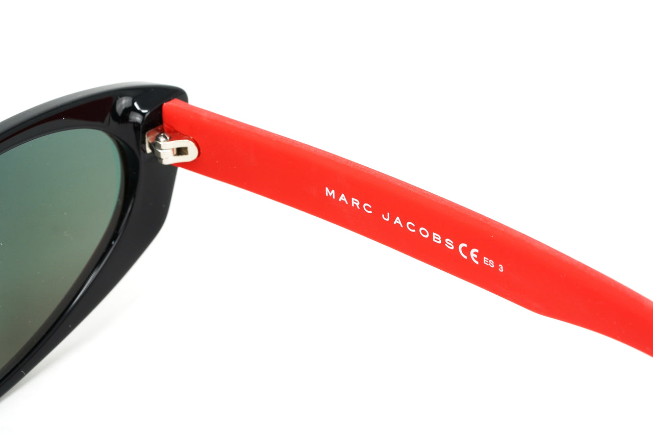 Marc Jacobs Women's Sunglasses Angular Black Peach Marc 356/S C9A