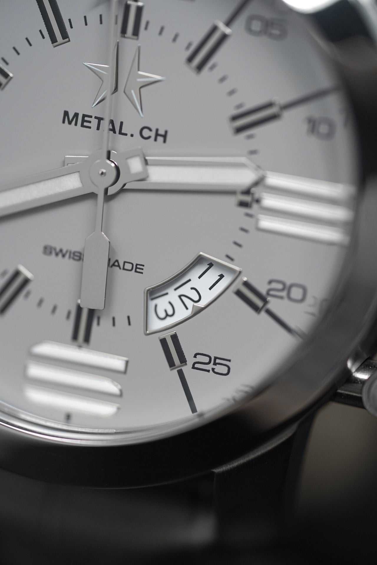 Metal.ch Men's Watch 44mm Grey/White 1132.44