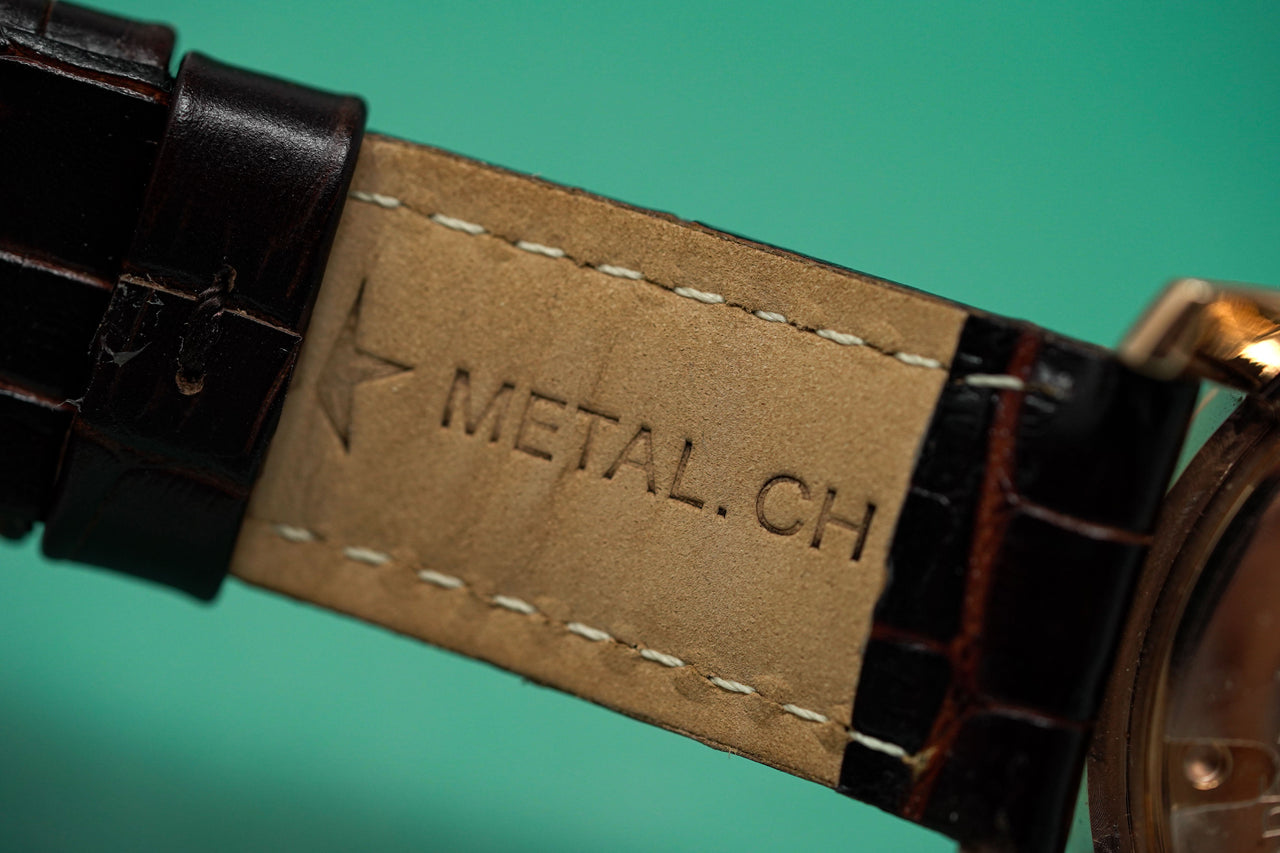 Metal.ch Men's Watch 44mm Black/Rose Gold 1340.44