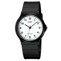 Thumbnail for Casio Watch Black White Small Numbers MQ-24-7BLDF