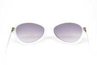Thumbnail for Swarovski Funky Women's Sunglasses Cat Eye Pilot White SK0108-F-21B