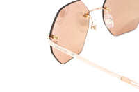 Thumbnail for Swarovski Women's Sunglasses Hexagon Mirror Pink SK0193/S 28U