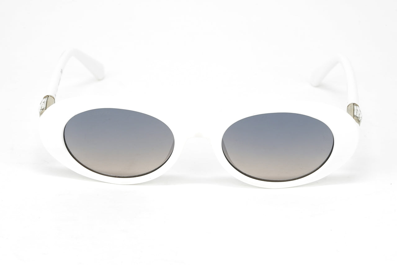 Swarovski Women's Sunglasses Oval Slim White SK0258/S 21W
