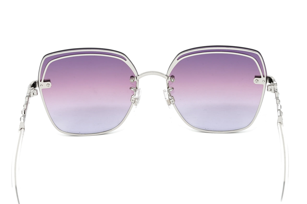 Swarovski Women's Sunglasses Square Gradient Purple SK0287-D/S 83Z