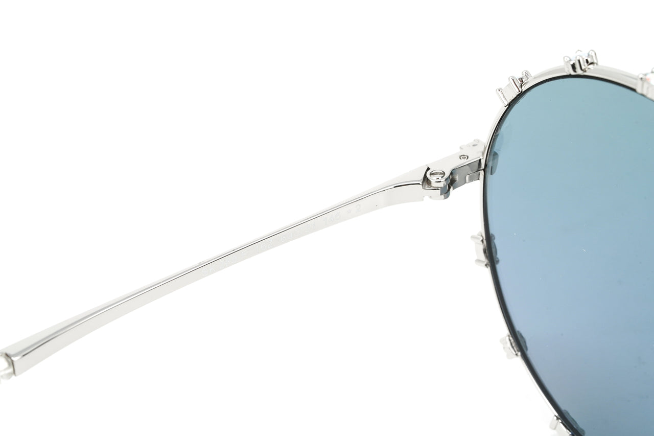 Swarovski Women's Sunglasses Round Gradient Light Purple/Aqua Mirror SK0289-F/S 16Z
