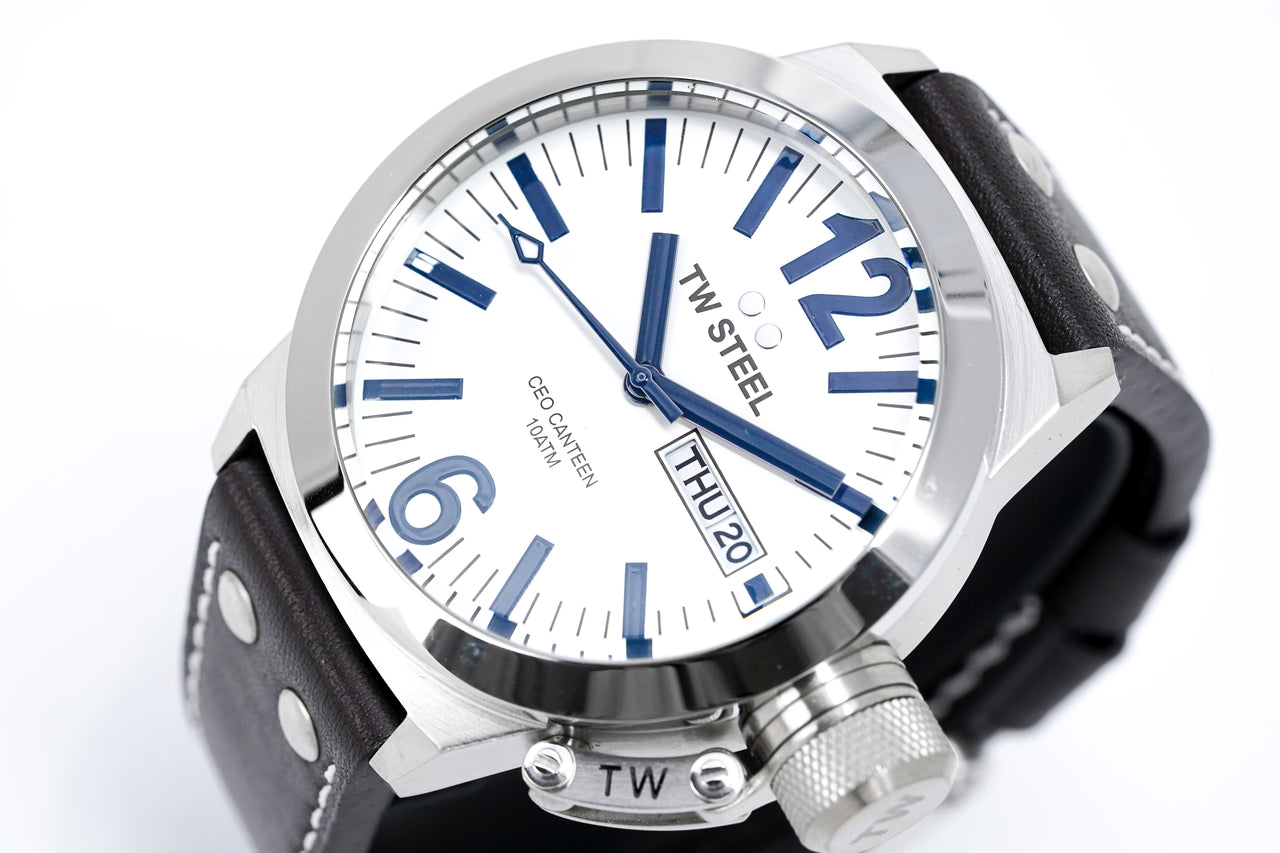 TW Steel Watch CEO Canteen White CE1005