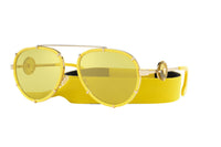 Thumbnail for Versace Women's Sunglasses Pilot Yellow VE223214736D