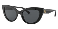 Thumbnail for Versace Women's Sunglasses Cat Eye Black/Grey VE4388GB1/87