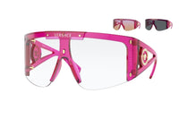 Thumbnail for Versace Women's Sunglasses Oversized Shield Wraparound Pink VE439353341W