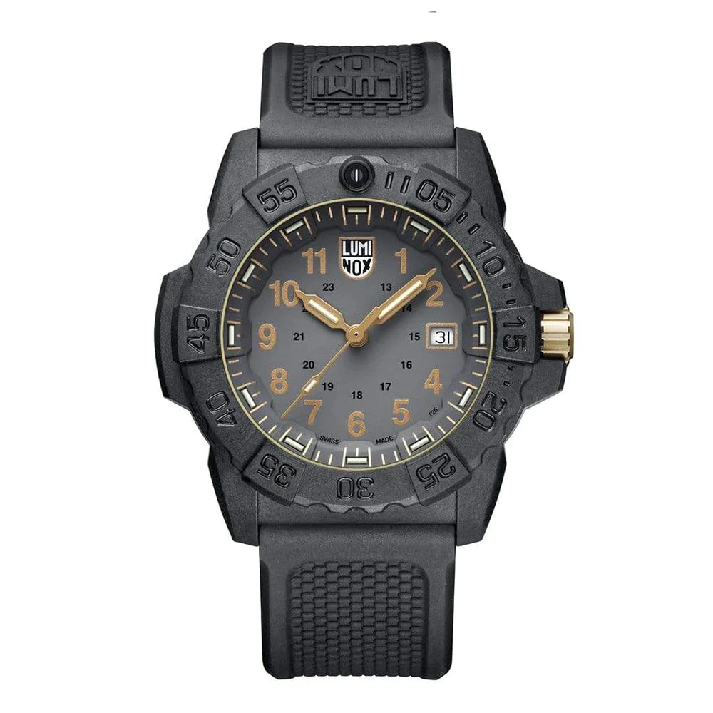 Luminox Men's Watch Navy SEAL 3500 Series Gold XS.3508.GOLD