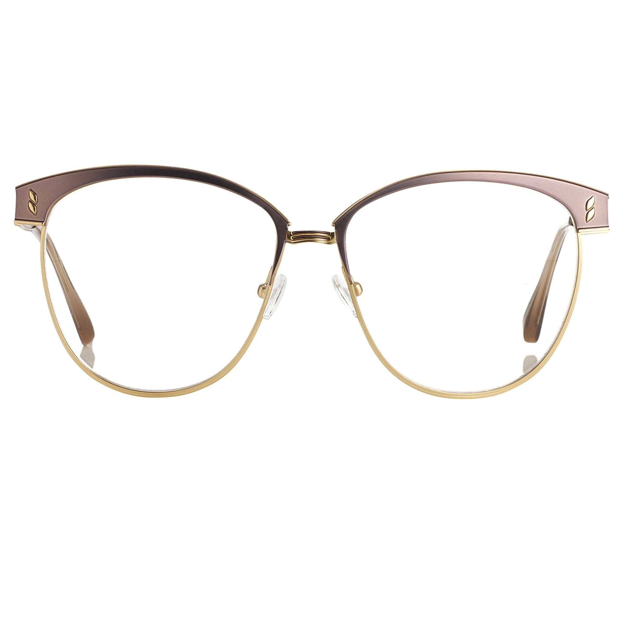 Agent Provocateur Eyeglasses Oval Brown/Gold - Watches & Crystals