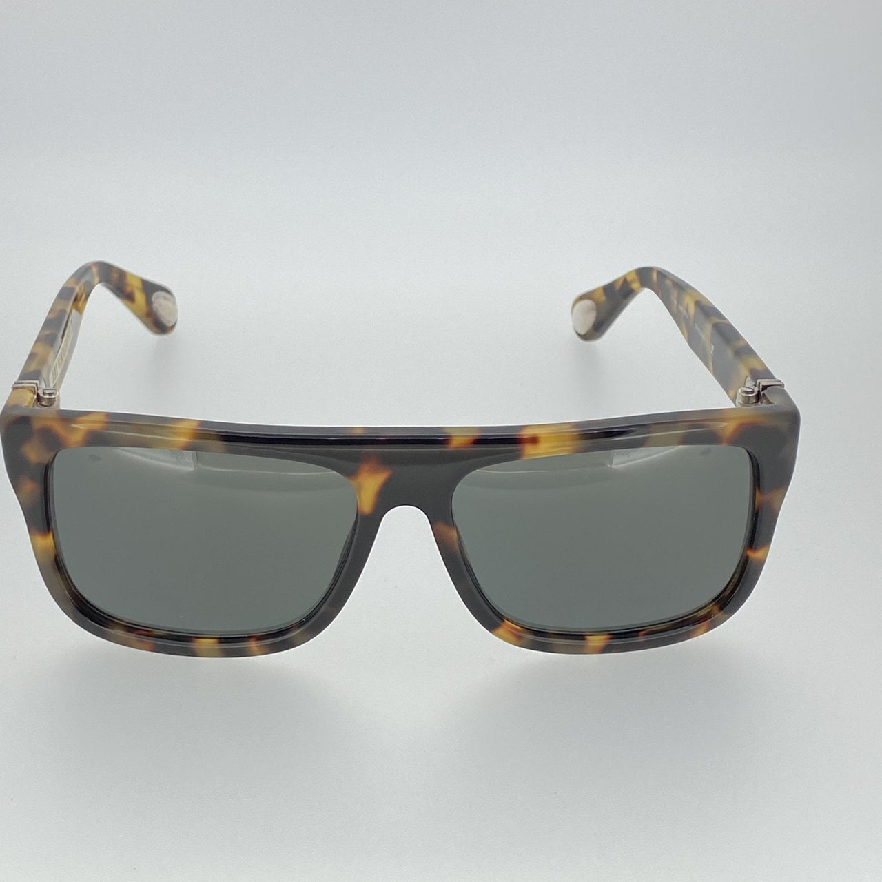 Ann Demeulemeester Sunglasses Flat Top Tortoise Shell 925 Silver with Grey Lenses CAT3 AD2C2SUN - Watches & Crystals